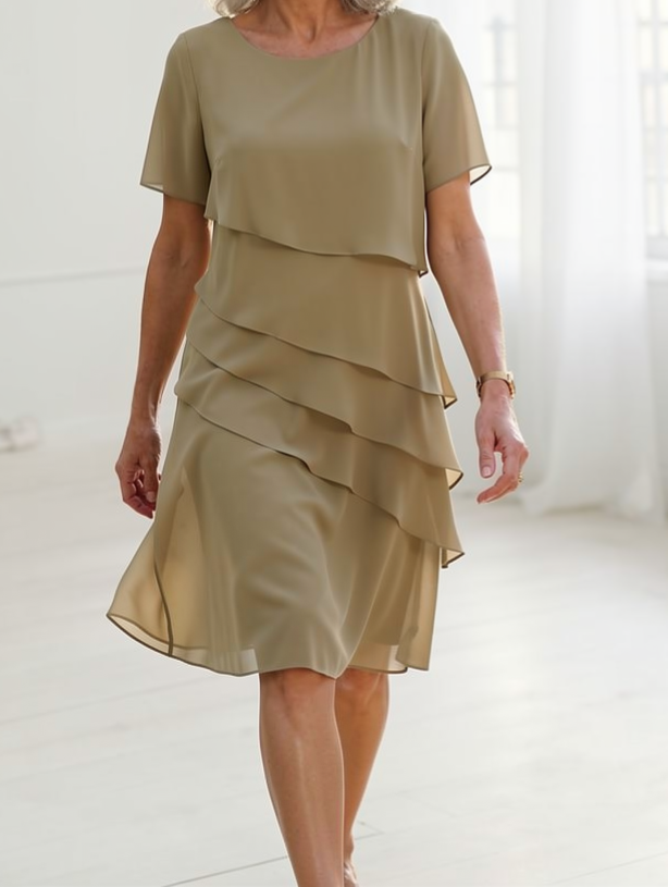 Linda • Vestito Elegante con Volant