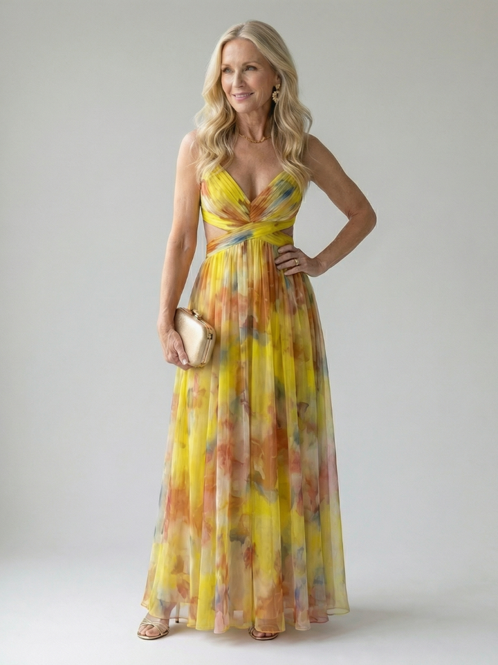 Isel | Abito Maxi Wrap Morbido
