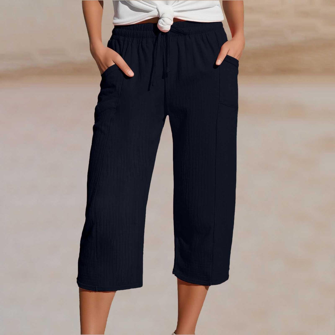 Pantaloncini a pieghe da donna