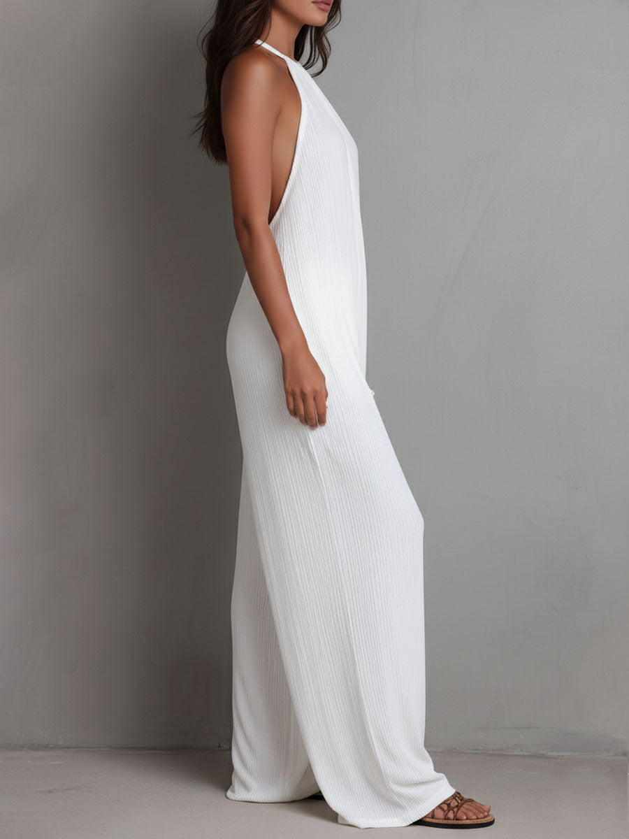 Elena | Tuta con collo halter