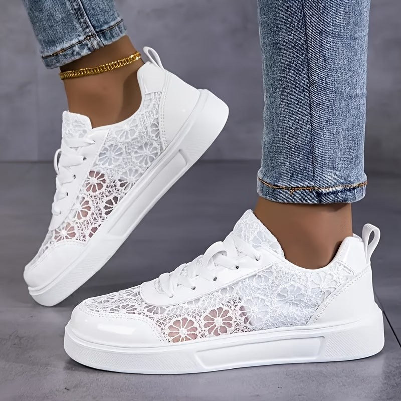 Sneakers sportive da donna in rete