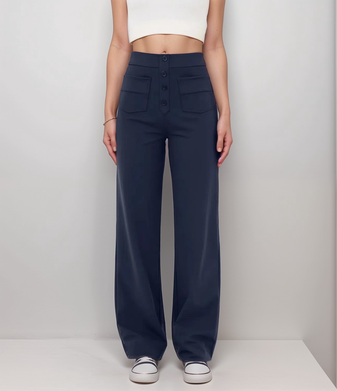 NOMI™ | Pantalone elasticizzato a vita alta | 1+1 GRATIS