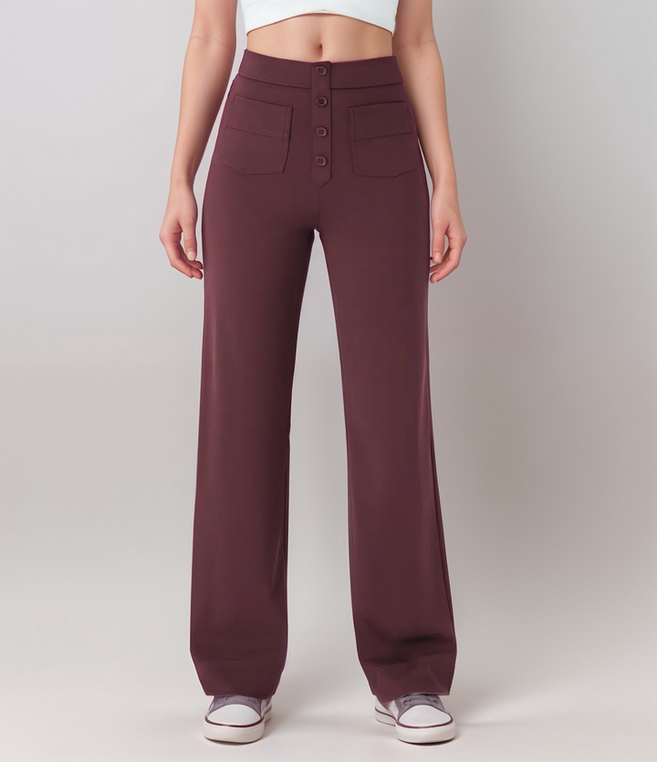 NOMI™ | Pantalone elasticizzato a vita alta | 1+1 GRATIS