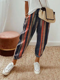 MARISOL – PANTALONI RELAX A RIGHE