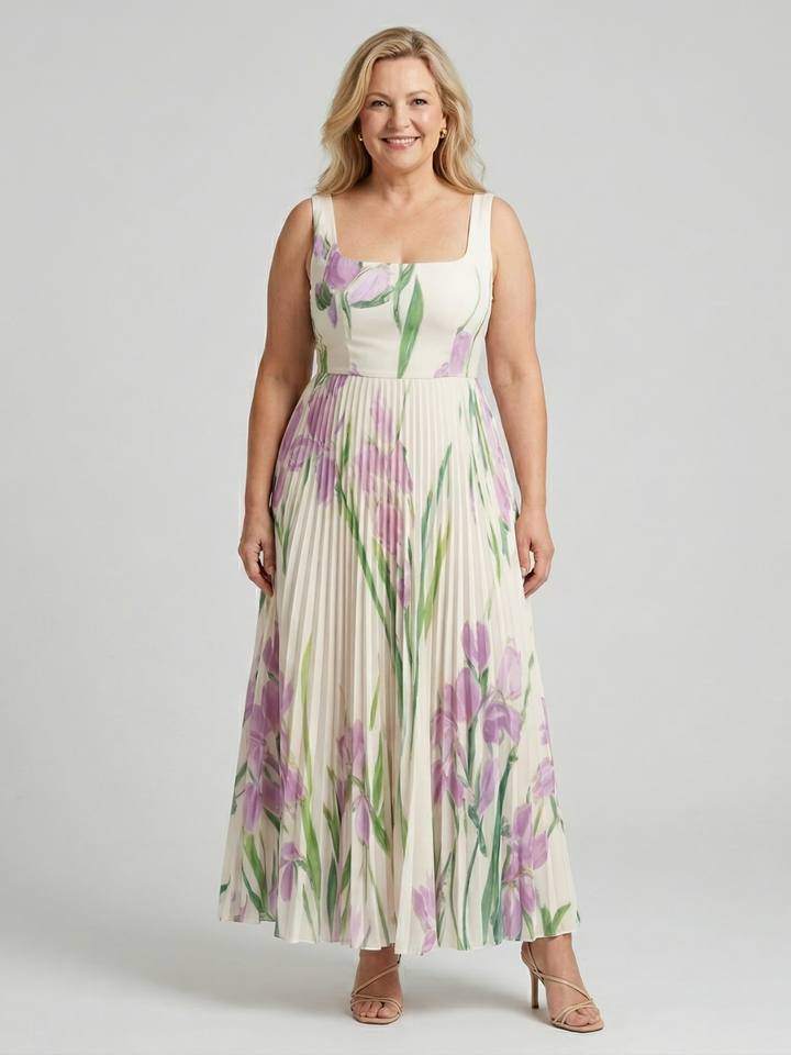 Abito Maxi A-Line Floreale Harper