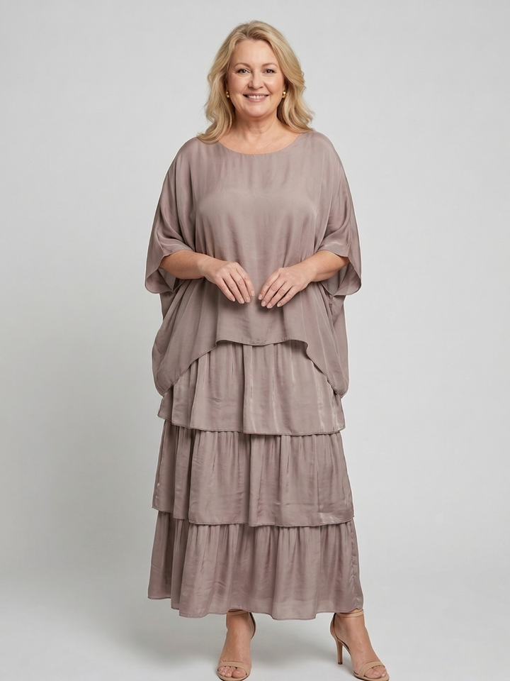 Abito Maxi Fluido Elegante Luna
