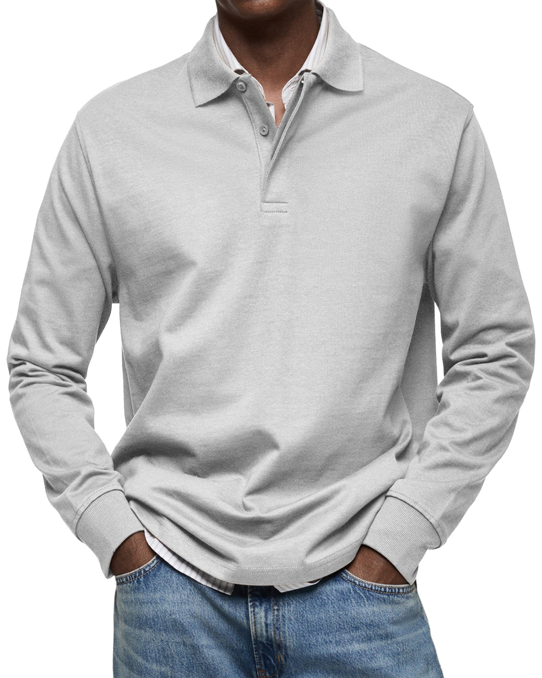 Lenoir™ - Chemise Poloshirt Casual à Manches Longues