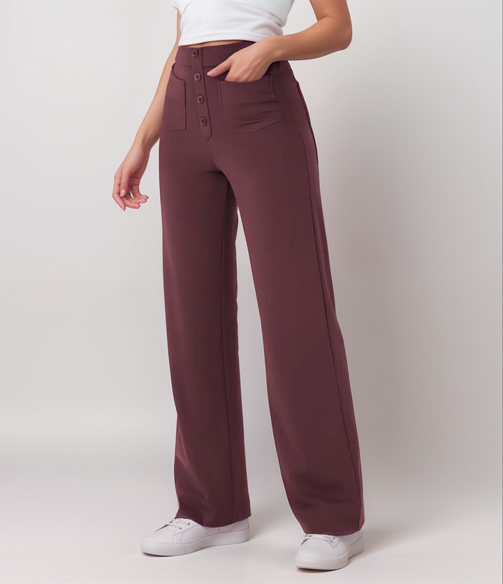 NOMI™ | Pantalone elasticizzato a vita alta | 1+1 GRATIS