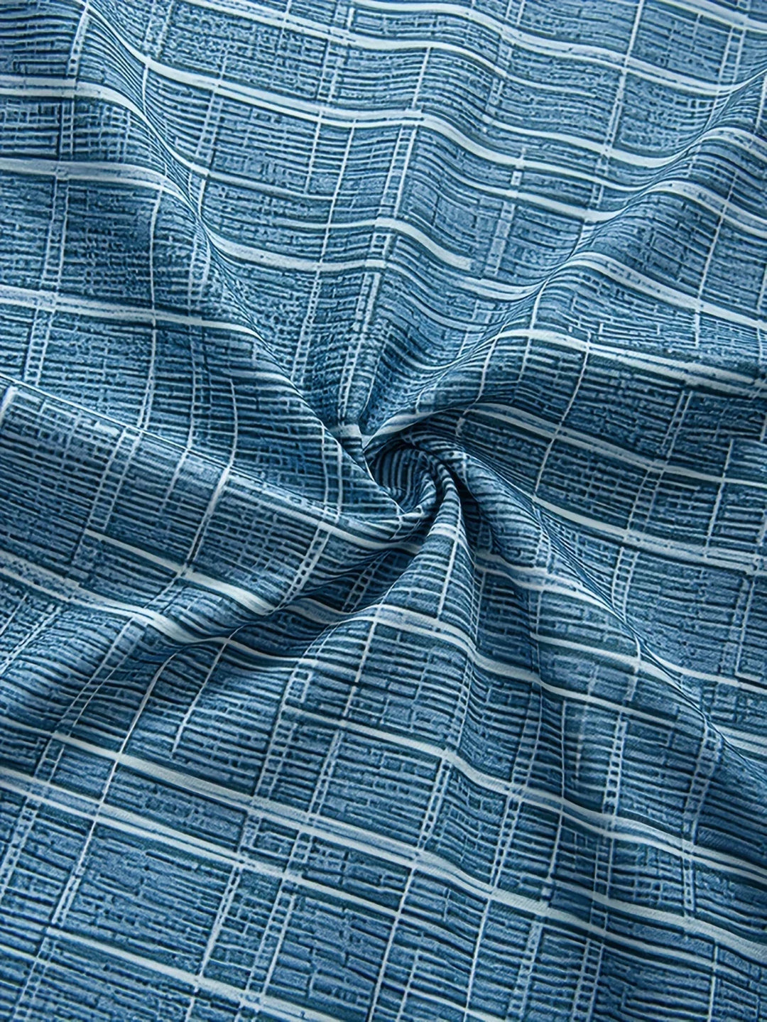 Lenoir™ | Chemise élégante à motif rayé et à carreaux