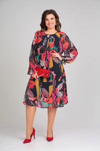 Florine – Vestito floreale elegante