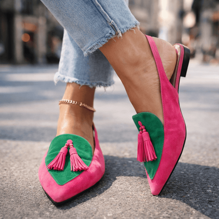 Lorena | Mules Bicolore