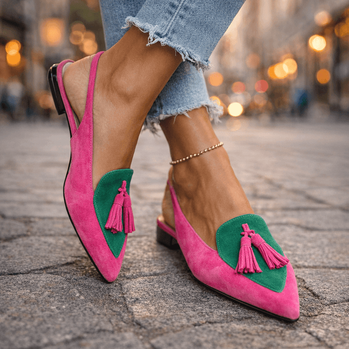 Lorena | Mules Bicolore