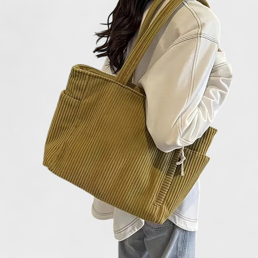 Tilda – Borsa tote a coste con cordoncino
