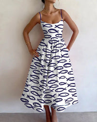 Sablewyn | Vestito Midi Sketch Costiero