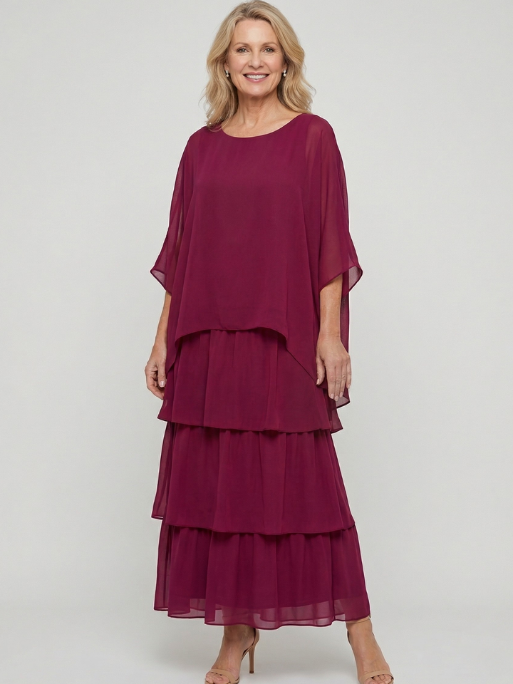 Abito Maxi Fluido Elegante Luna