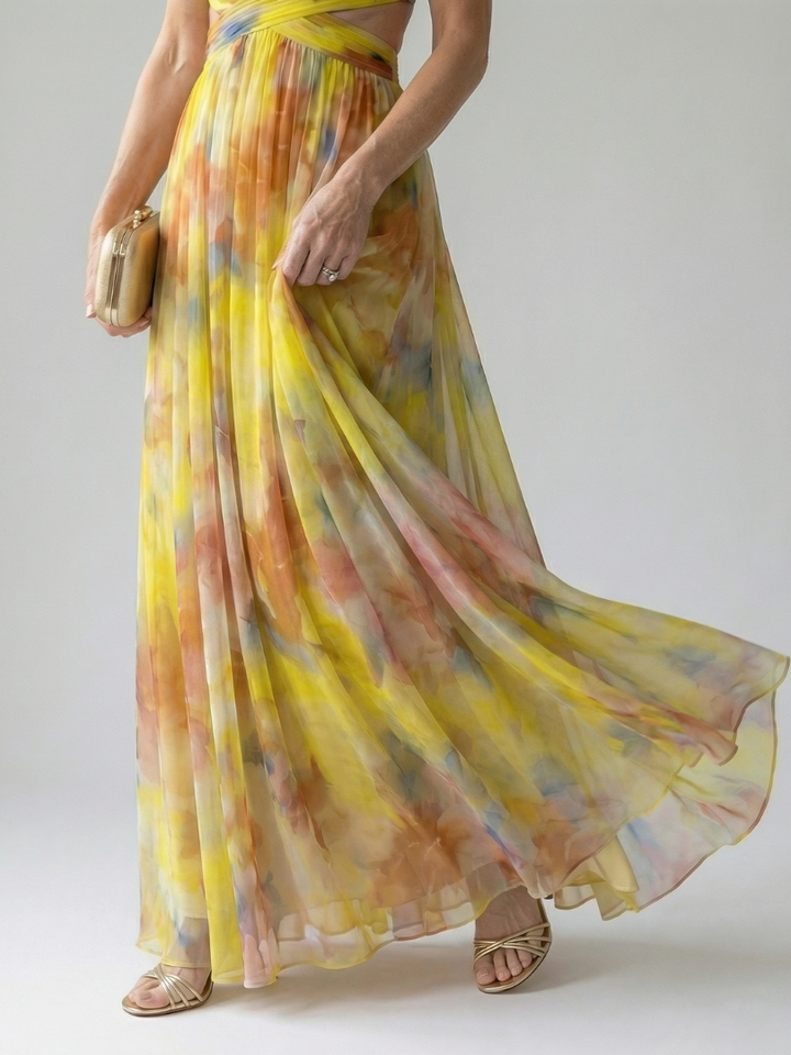 Isel | Vestito Maxi Avvolgente Morbido