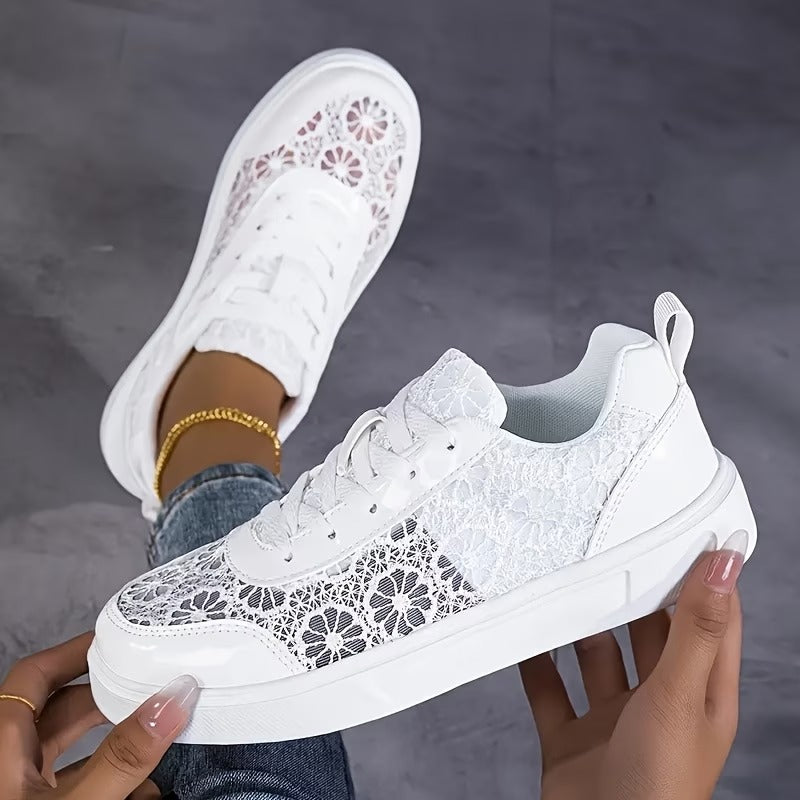 Sneakers sportive da donna in rete