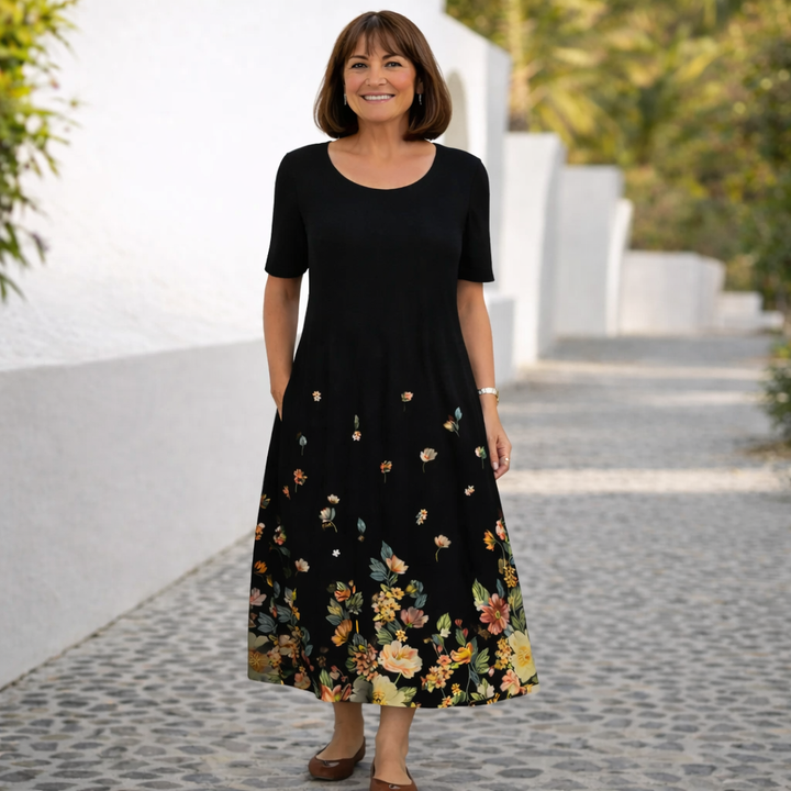 Robina | Abito Midi Floreale