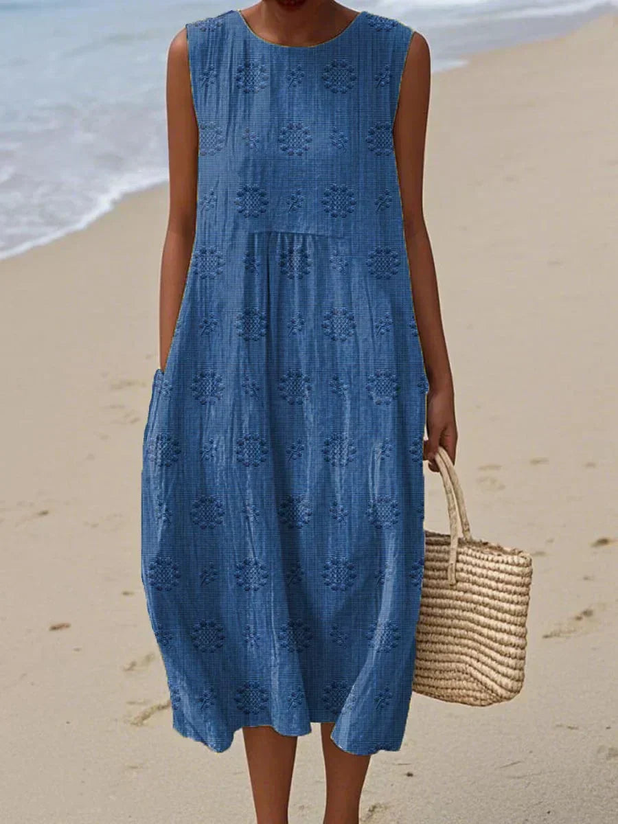 Beatrice - Vestito Elegante Senza Maniche con Tasche