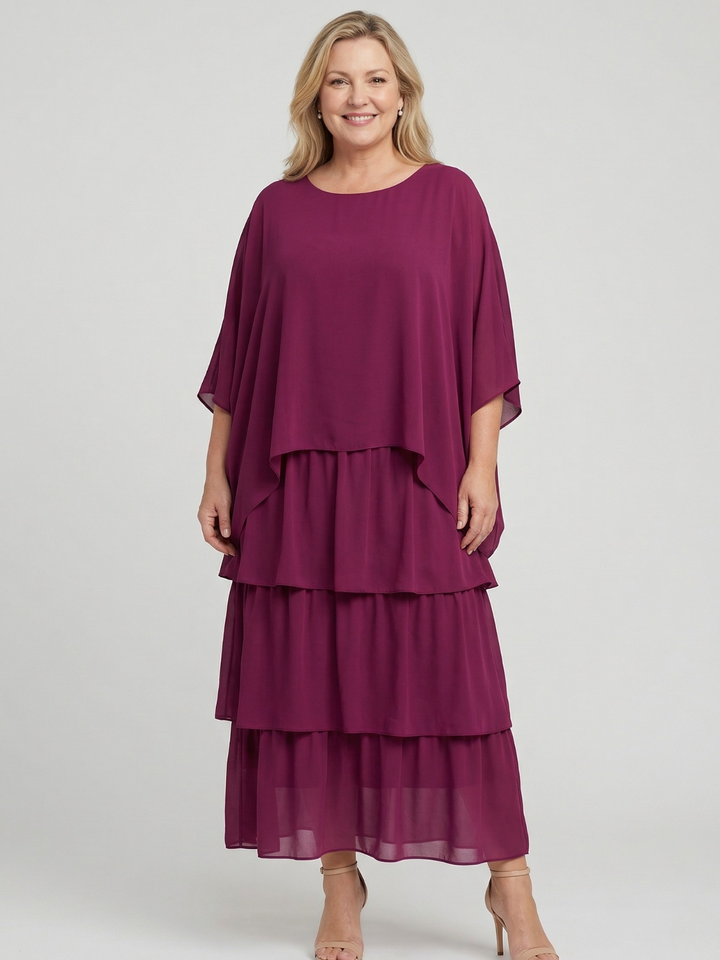 Abito Maxi Fluido Elegante Luna