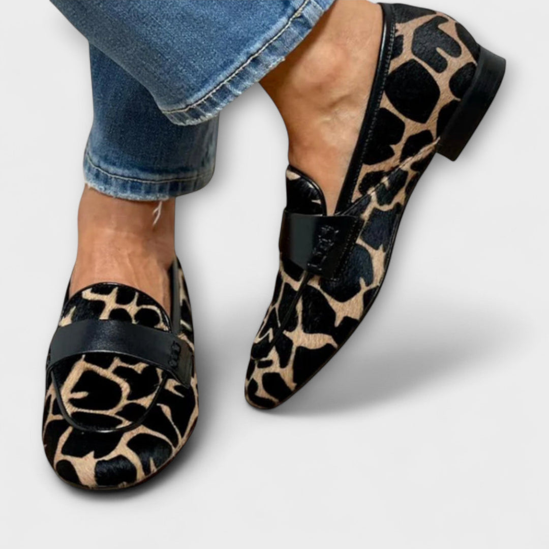 Léonie™ | Mocassino Leopardo
