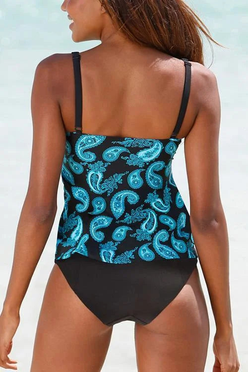 Cascada - Costume intero Paisley che copre la pancia