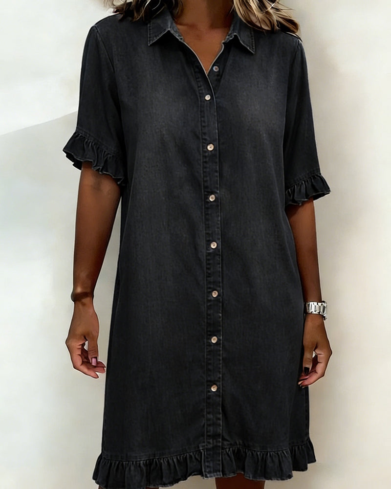 Lena | Abito in denim dalla vestibilità rilassata