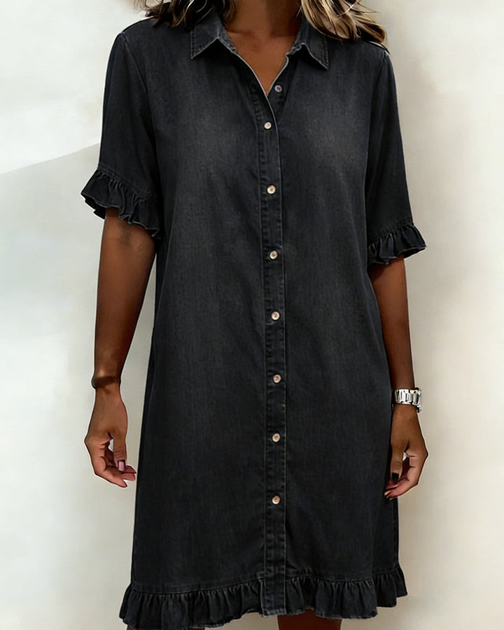 Lena | Abito in denim dalla vestibilità rilassata