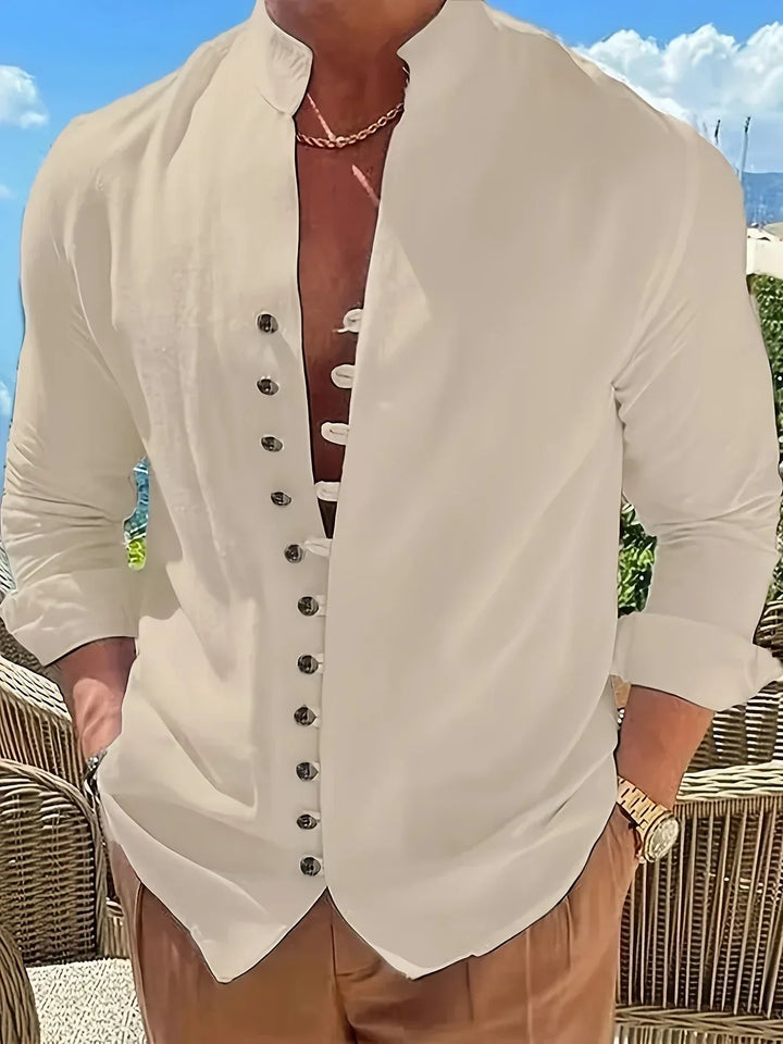 Lenoir™ | Chemise légère en coton à manches longues