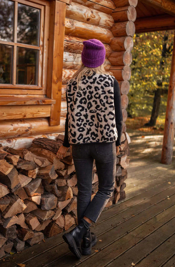 Astrid™ | Gilet leopardato alla moda