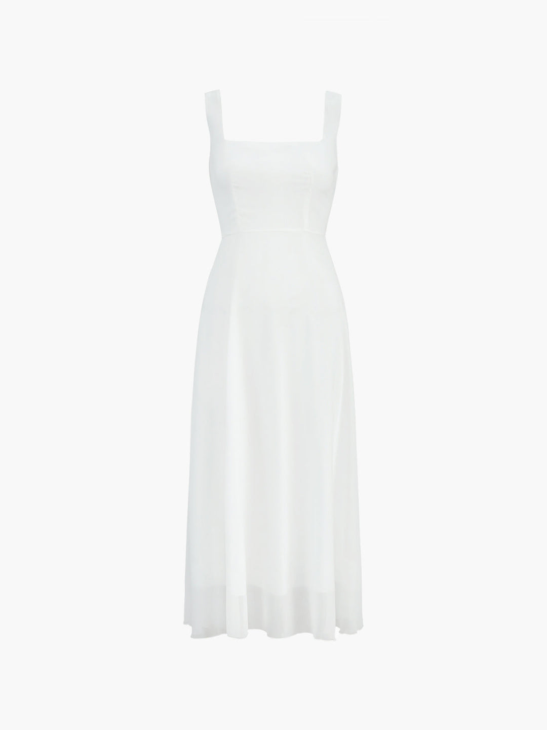 NOMI™ - Abito Lungo Elegante in Chiffon Semi-Trasparente