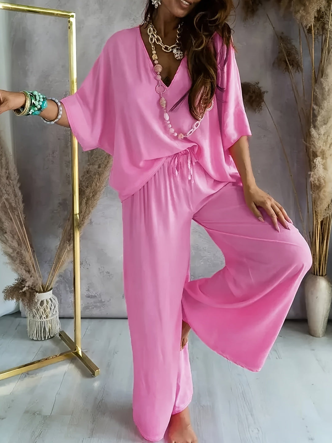 Set Pantaloni Casual in Colori Uniformi