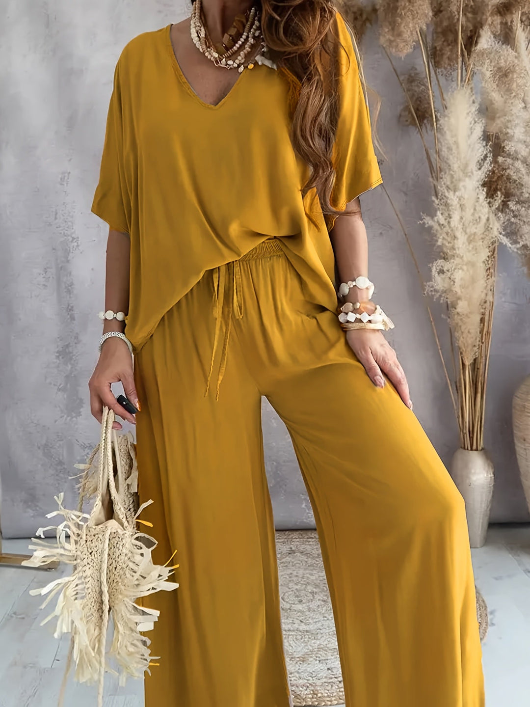 Set Pantaloni Casual in Colori Uniformi