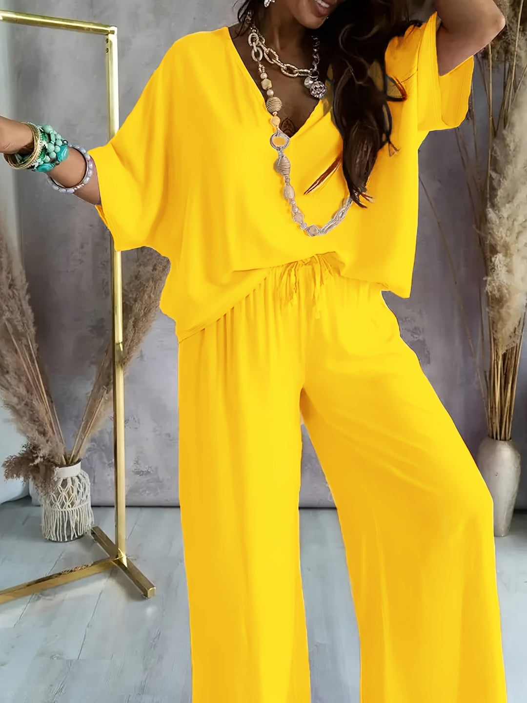 Set Pantaloni Casual in Colori Uniformi