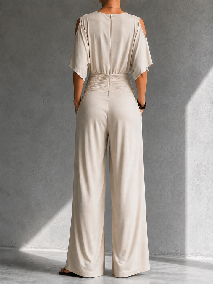 Alia | Elegante Tuta Larga con Gamba Ampia