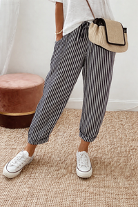 Harper | Pantaloni Jogger a Strisce per il Giorno per Giorno