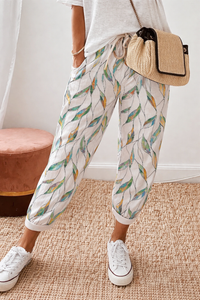 Maxine | Pantaloni Relaxed Foglia Costiera