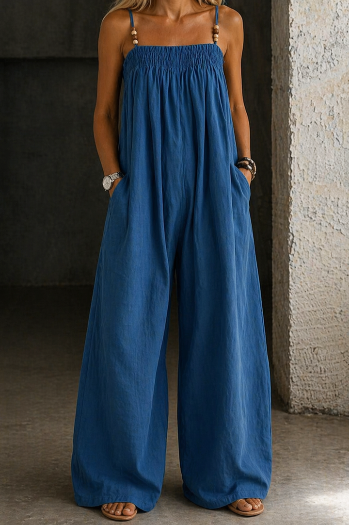Madison | Tuta in denim a gamba larga