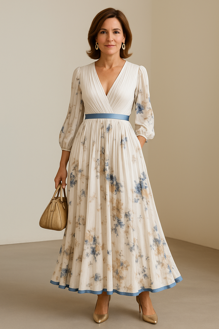 Katie | Abito Maxi Elegante a Fiori