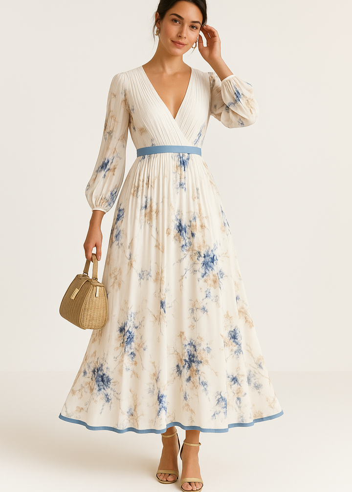 Katie | Abito Maxi Elegante a Fiori