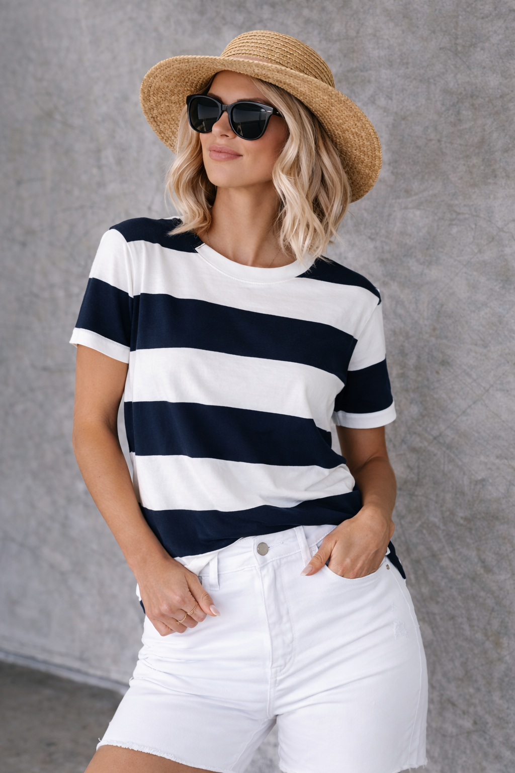 Poppy | Maglietta Classica a Righe Breton