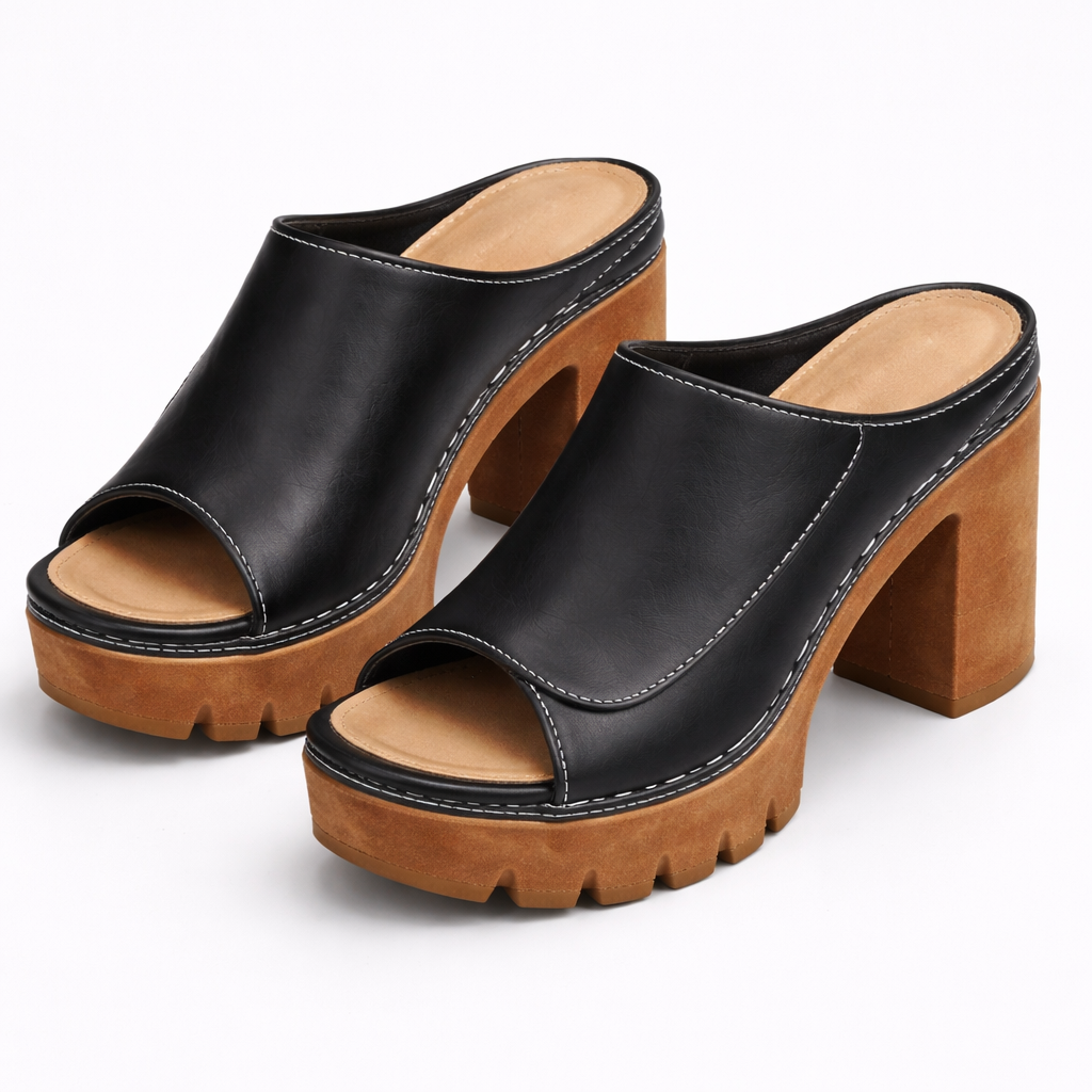 Mizella | Sandali Eleganti con Piattaforma e Tacco Largo
