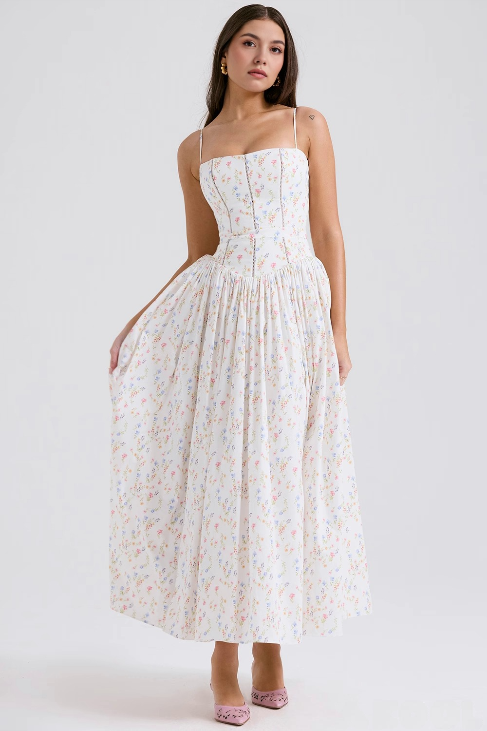 Nadiya | Abito Corsetto Floreale
