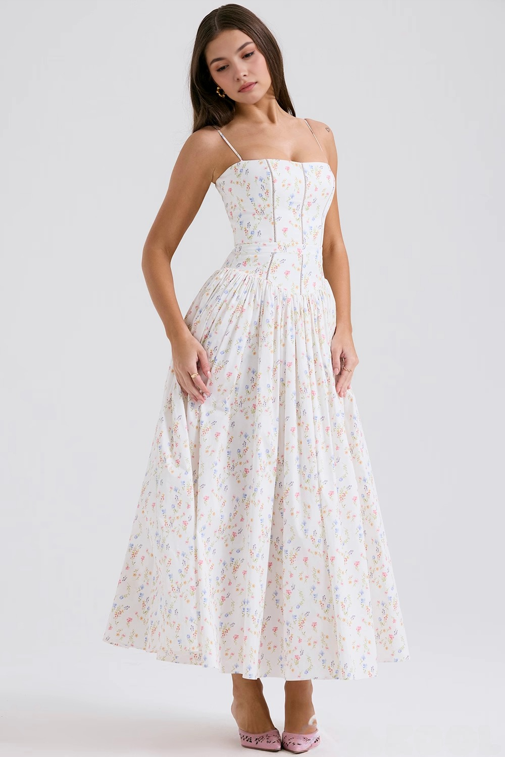 Nadiya | Abito Corsetto Floreale