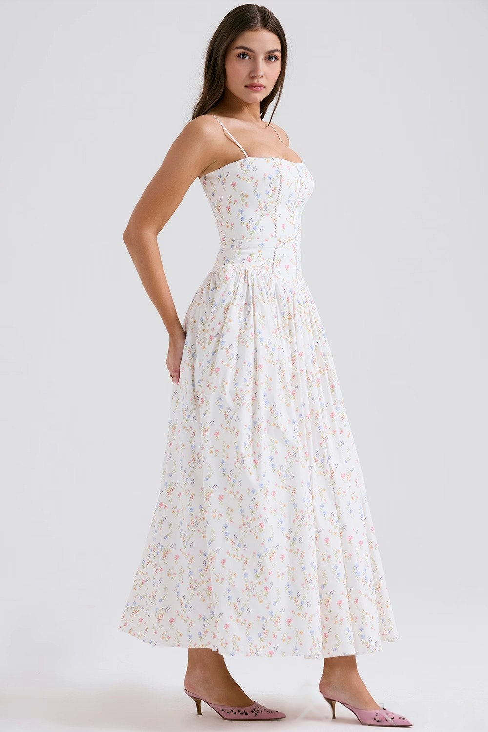 Nadiya | Abito Corsetto Floreale