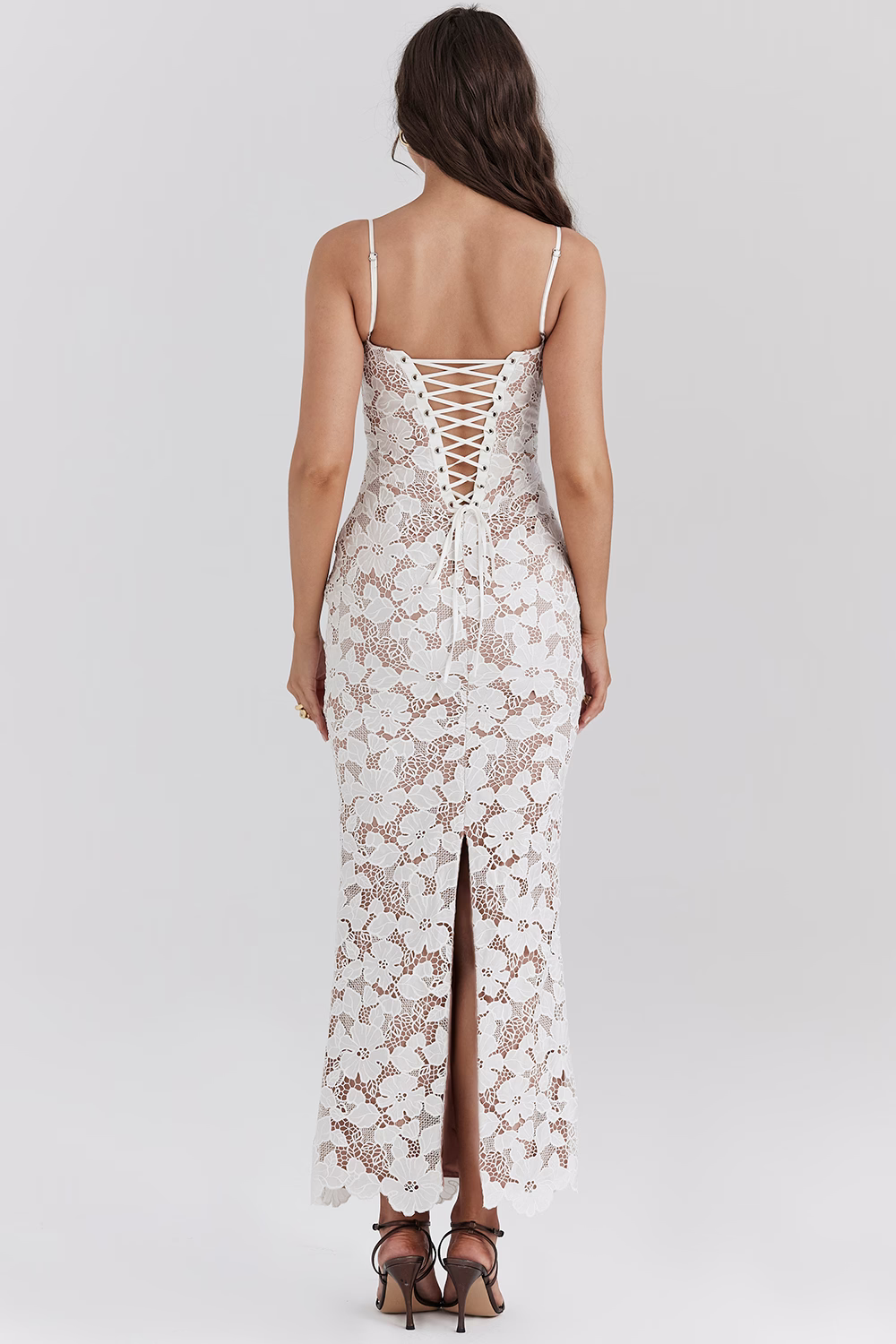 Mari | Abito Midi in Pizzo