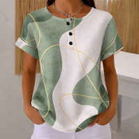 Anaïs™ | Blusa casual a blocchi di colore