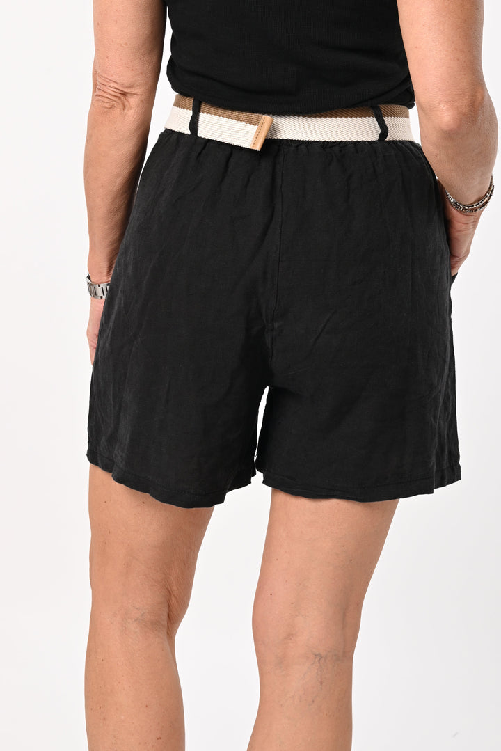 Mira | Pantaloni in lino con cintura
