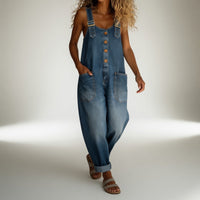 Salopette in Denim Bertille