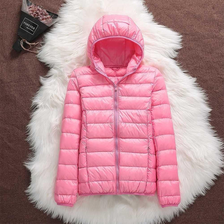 Roswitha® | Nuova giacca invernale con piume d'anatra bianche